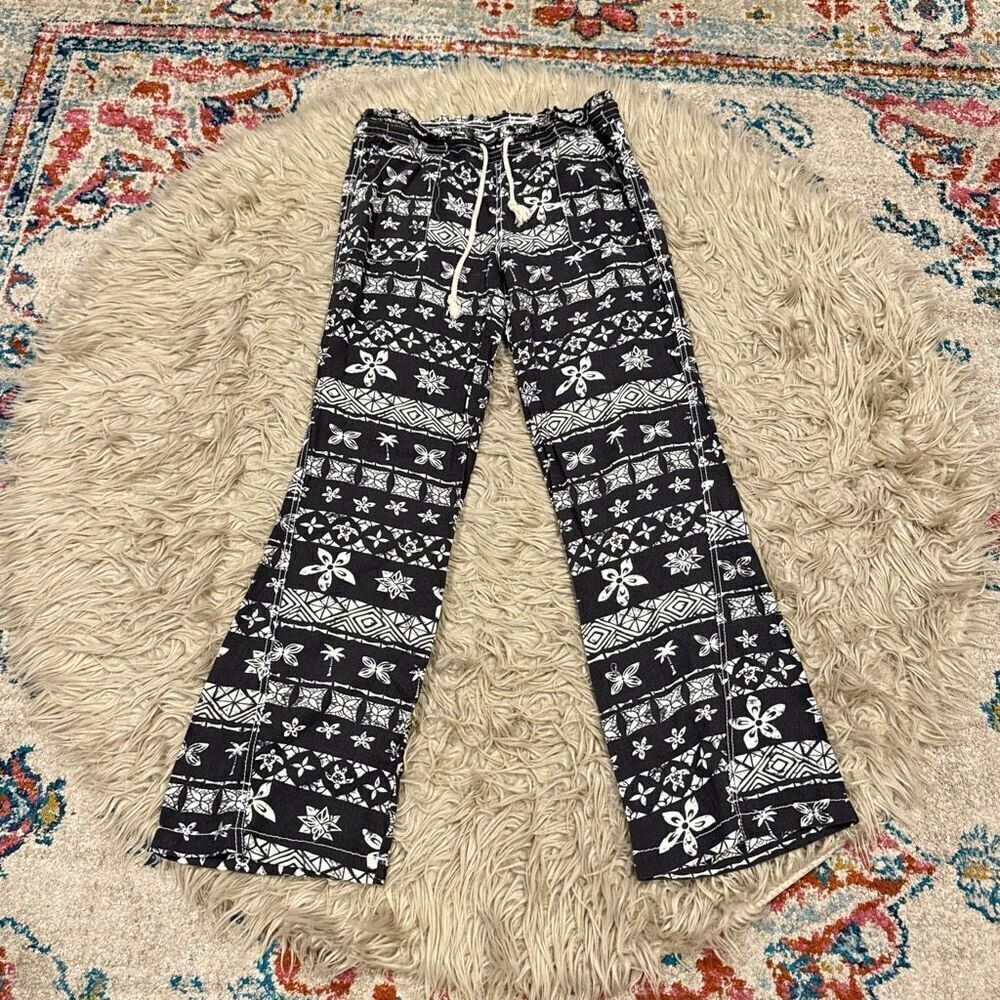 Linen blend beachy pants Cali 1850 large